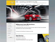 Tablet Screenshot of md-autohaus.de